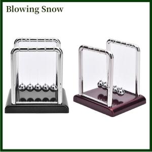 Blowing แท่นเหล็กทรงตัวของนิวตันลูกวิทยาศาสตร์ฟิสิกส์ตั้งโต๊ะลูกตุ้มของเล่นแสนสนุกของขวัญ J