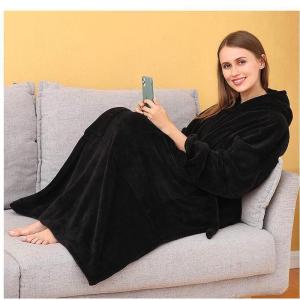 2026 Hoodie Oversized Blanket Loungewear   Lace-up Bathrobe Pajamas Comfortable Warm Nightgown Home Wear