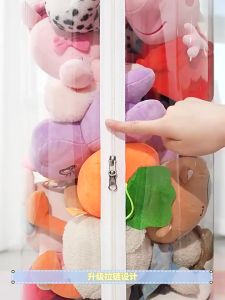 Plush Doll Storage Box 90/120/150 CM Toys Storage Bucket Transparent cylinder PVC Doll Storage Tube