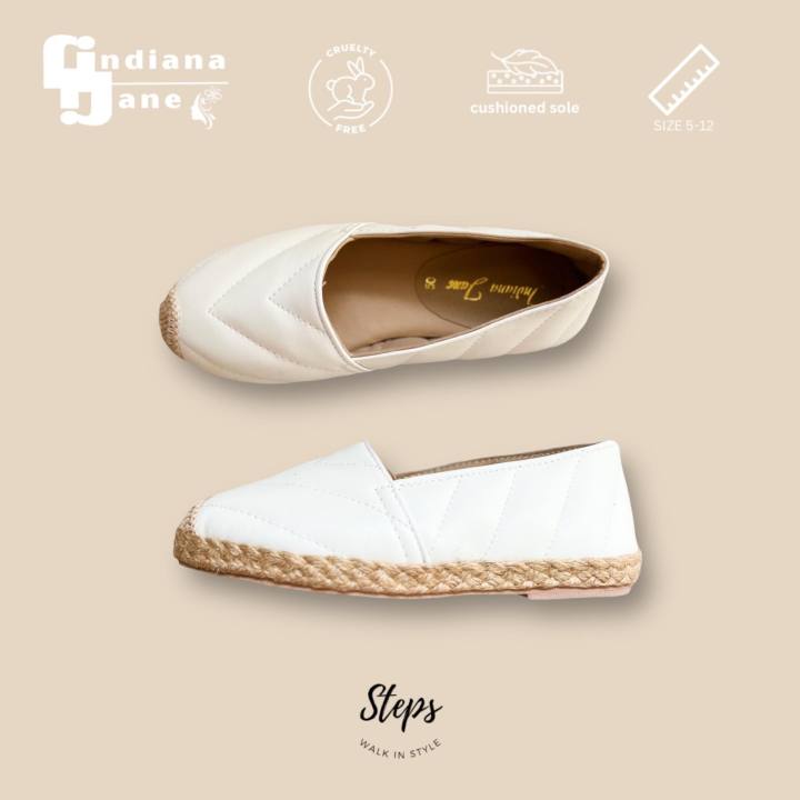 AMITY Leather Espadrilles Lazada PH