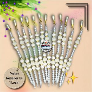 [Paket Isi 1 Lusin] Tuding Ngaji Mutiara Putih Mewah