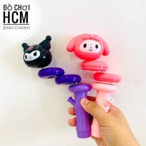 [HOT] Kèn quay Kuromi Cinnamon dễ thương đồ chơi trẻ em kèn thổi xoay Cinnamoroll Korumi cho bé cầm tay xoay 360 độ