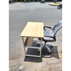 [FURNI HOME] Bàn làm việc có kệ lửng BKL01T cao 75cm (có phụ kiện lục giác ốc vít)