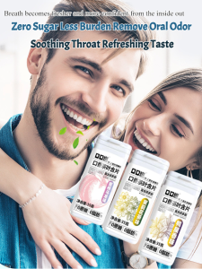 Fresh Breath Tea Tablets/Rich In Tea Polyphenols To Fight Against Oral Bacteria/Eliminate Bad Breath Portable Breath Lozenges/Oral Care 【清新口气茶片】零糖低负担去除口臭/舒缓喉咙清爽口感