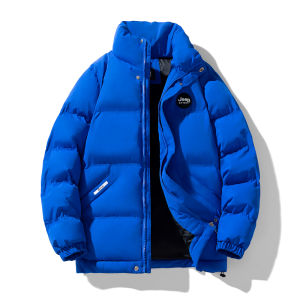 JEEP SPIRIT Fashion Winter Jacket Mens and Womens Breadms Warm Jacket In White