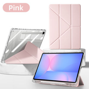 Clear Case for Samsung Galaxy Tab S11 11inch S10 FE S10 Lite S9 FE 10.9inch S9 11inch S10 FE+ 13.1inch S9 FE Plus S9 Plus S10 Plus 12.4inch S6 Lite 10.4inch A9 Plus 11inch A9 8.7inch Y-fold Tablet Cover with Pencil Holder