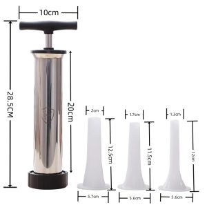 เครื่องบรรจุไส้กรอก  เหล็กกล้าไร้สนิมเกรด 304  เครื่องบรรจุเนื้อสัตว์ 3 ช่องทาง  เครื่องบรรจุไส้กรอก  เครื่องบรรจุไส้กรอก  เครื่องบรรจุไส้กรอก  เครื่องบรรจุไส้กรอก  เครื่องบรรจุไส้กรอกSausage filling machine