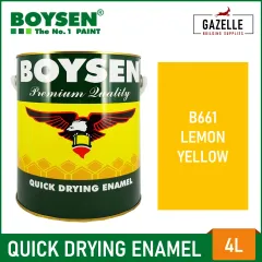 Boysen Quick Dry Enamel Lemon Yellow - 1L