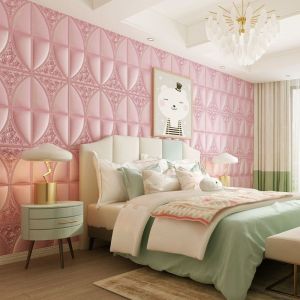GALAXYMALL COD Wallpaper 3D Foam Dekorasi Dinding Kamar Rumah Murah motif Bunga wallpaper foam sticker U96 / U137 / U134 / U135 / U136