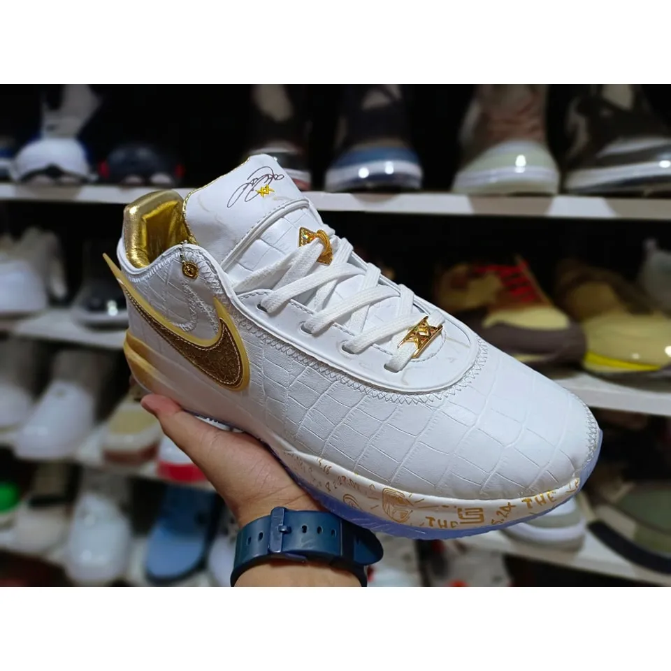 White gold sale basketball shoes