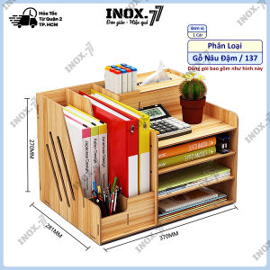 Kệ Đựng Hồ Sơ Khay Đựng Tài Liệu Giá Sách Để Bàn Hộp Decor Bàn Văn Phòng Học Tập - 859