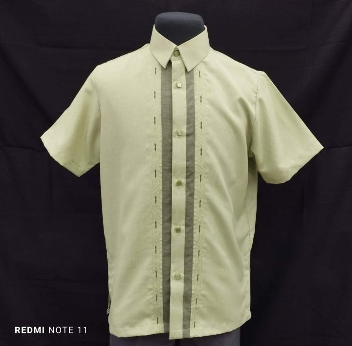 DEPED RTW Teachers Uniform (MONDAY) POLO BARONG Lt. Green | Lazada PH