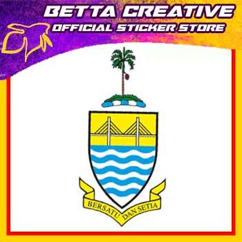 Bumper Sticker Jata Pulau Pinang Penang SMALL [ Betta Creative ] | Lazada