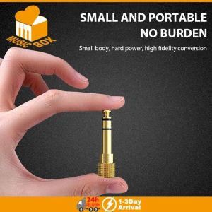 Jack 3.5 To 6.35 Audio Adapter 6.5mm To 3.5mm Converters Male Female Connector Headphone Plug