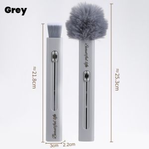 Car air conditioning vent cleaning brush 2-in-1 cleaning brush replaceable static soft brush set gap dust removal brush