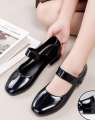 Ama Fashion Classic Black Patent Mary Jane Flats 116L. 