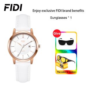FIDI Simplicity Childrens Cartoon Watch with Rotating Surface Quartz Movement 30M Waterproof Belt Student