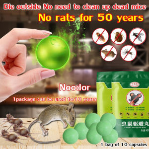 40Pcs Japan Rat Repellent Balls Powerful Mouse Repellent Ball Non-Toxic Cockroach Insect Ants Rat killer Ball Effectively Repel Rats Pills Kitchen Living Warehouse Home Repellent Mothballs