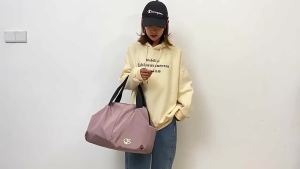 Women Large Capacity Gym Bag Waterproof Swimming Yoga Sports Bags Multifunction Hand Travel Duffle Weekend Package