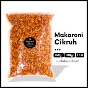 [DELISH SNACKS] Makaroni Cikruh Pedas (Grosir) 250gr 500gr 1 KG / Snack Cemilan Camilan Kiloan