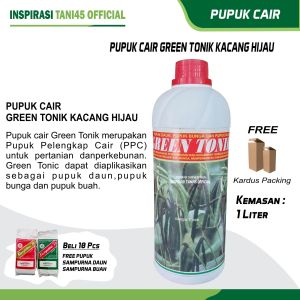 Pupuk Cair Green Tonik Kacang Hijau 1 liter Penyubur DaunBunga Dan Buah Untuk Tanaman Kacang Hijau