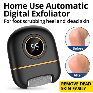 【Ready Stock 】Electric Digital Display Foot Grinder Remove Dead Skin In Seconds Rechargeable Foot Callus Remover