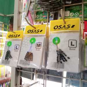 Osas Super Fishing Ring Stik Sosis & Bulat Warna Abu-abu Pelampung Pancing isi 1pcs