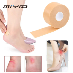 MIYIO 1PCS Women Silicone Gel Heel Cushion Protector Foot Feet Care Tools Shoe Insert Pad Insole Stickers Soft Heel Protector Cushion Tapes