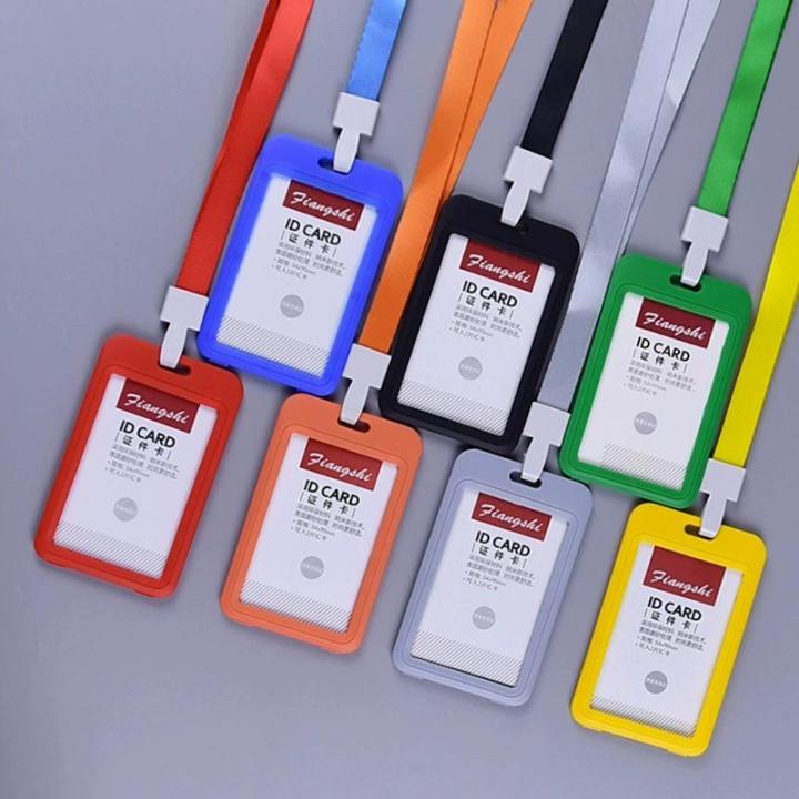 KTXY work permit card set with 1.5cm hanging rope, Plastic material ...