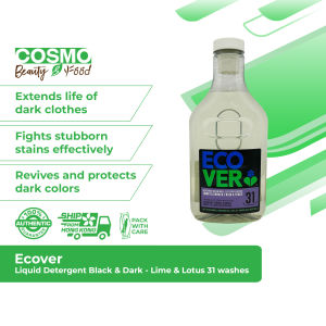 Ecover Liquid Detergent Black & Dark - Lime & Lotus 31 washes