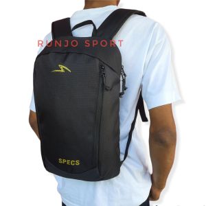 Tas Ransel Sport Futsal Sepak Bola Olahraga Tas Sepatu Pria Wanita HITAM SPEC KINGFIS