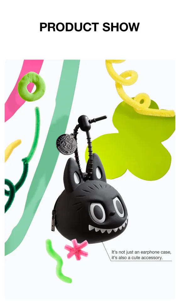 POP MART THE MONSTERS 10th Anniversary Series Earphone Case Labubu