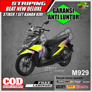 Striping Beat New Deluxe 2020-2023 Kode M929 Striping Semi Full Body