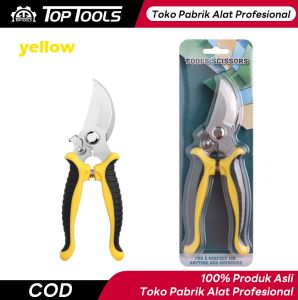 TopTools Gunting dahan super kuat/gunting tanaman/ PVC gunting kebun Stainless Steel Alat pemetik