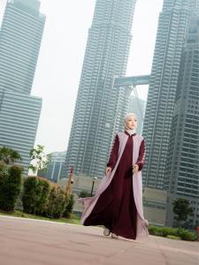 Fuji Dress Bahan Silky Murakami Anti UV Mix Ceruty Baby Doll Gamis Wanita Muslim Mewah Elegan Bordir Set Totebag Logo Brand By Danika Luxury