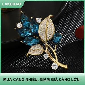 【LAKEBAO】 Nhà Máy Thời Trang Loạt Pha Lê Trâm Cài Phụ Nữ Quần Áo Áo Trang Sức Phụ Kiện Bên