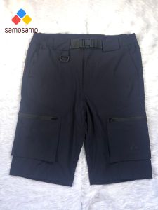 Samosamo Navy Blue Cargo Shorts with Front and side Pockets YKK Zipper