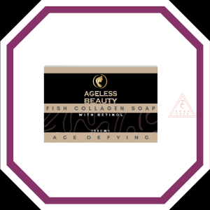 AGELESS BEAUTY Fish Collagen Soap with Retinol | Age Defying | Anti Aging | SKin Whitening 135gms BEST SELLING  is a Premium Skin Whitening & Anti-aging Supplement exclusively formulated in the USA. This product is best for skin whitening anti-aging