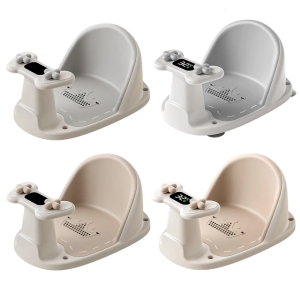 Portable Baby Bath Seats with Not Slip Designs & Adjustable Backrest Secure Infant Bath Chair for Infants 6 Months & Up