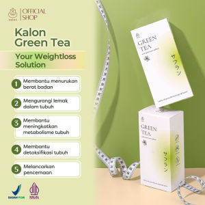 Kalon Teh Hijau Premium Saffron Teh Diet Detoks Suplemen Diet Pelangsing Herbal