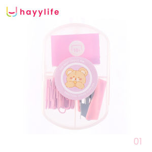 Hayylife Mini Set Stapler - Stapler model macaroon HL-AIB727