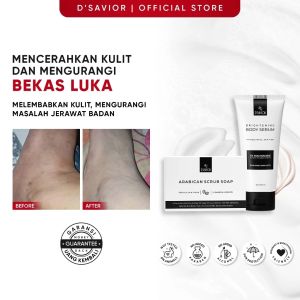 DSAVIOR Dark Spot Repair | Body Serum 150ml Arabican Soap | Mencerahkan Kulit dan Memudarkan Bekas Luka