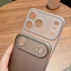 Ultra Thin Matte Shockproof Hard Plastic Case For iPhone 17 Air 16 15 14 13 Plus Pro Max Camera Control Button Slim Bumper Cover