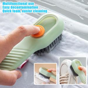 Multifunction Automatic Soap Liquid Adding Shoe Brush Soft-bristled Clothes Brush Clothing Board Brush Soap Dispenser Brush