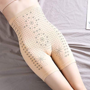 FUNLALA Women 2pcs Shapewear Tummy Control Shorts High Waist Panty Mid Thigh Butt Lifter Body Shaper Bodysuit Shaping Pants