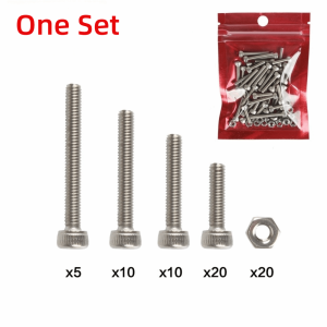 NEXTYOO M3x12 Vít máy đầu trụ M3x25 M3x16 Thành phần mô hình in 3D Phụ kiện in 3D M3x20 Phụ kiện vít in 3D Cho Bambu Lab ZH020 Đế sạc đồng hồ không dây