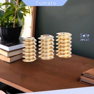Tumato 1PCS 0.5 Modulus 1.98mm 2.28mm 2.98mm Aperture Hole Diameter Single-head Copper Worm Gear Matching 2mm 2.3mm 3mm Shaft