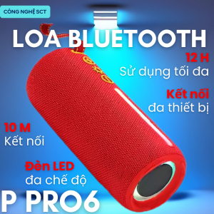 Loa Bluetooth Khoong Daay Mini P PRO 6 Thiết kế Cầm Tay Nhỏ Gọi Âm Thanh Sống Động Pin Khỏe Phù Hợp Mang Theo Du Lịch Nghe Nhạc Mọi Lúc Mọi Nơi - BẢO HÀNH 1 ĐỔI 1 từ Mường Thanh Royal