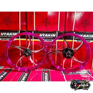 MUTAKIN Kzr X5 racing pelek CNC VELG PNP mx king v1 v2 VIXION NEW NVL NVA MXKING NEW SET VELK MX 150