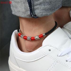 🚚【Local Express Delivery】🚚 Handmade Mens Womens Rope Anklet Ankle Bracelet Barefoot Sandal Beach Jewelry